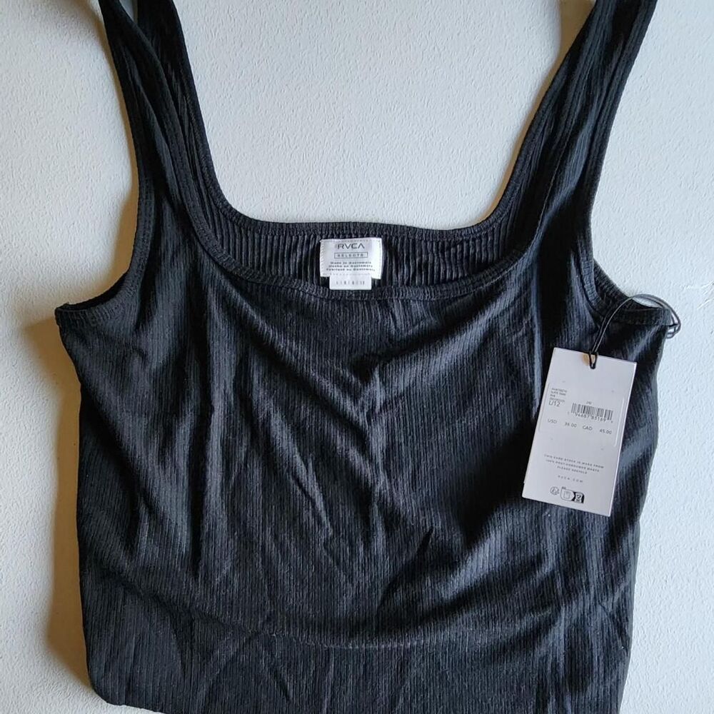Rvca Women's Black and Grey Vest